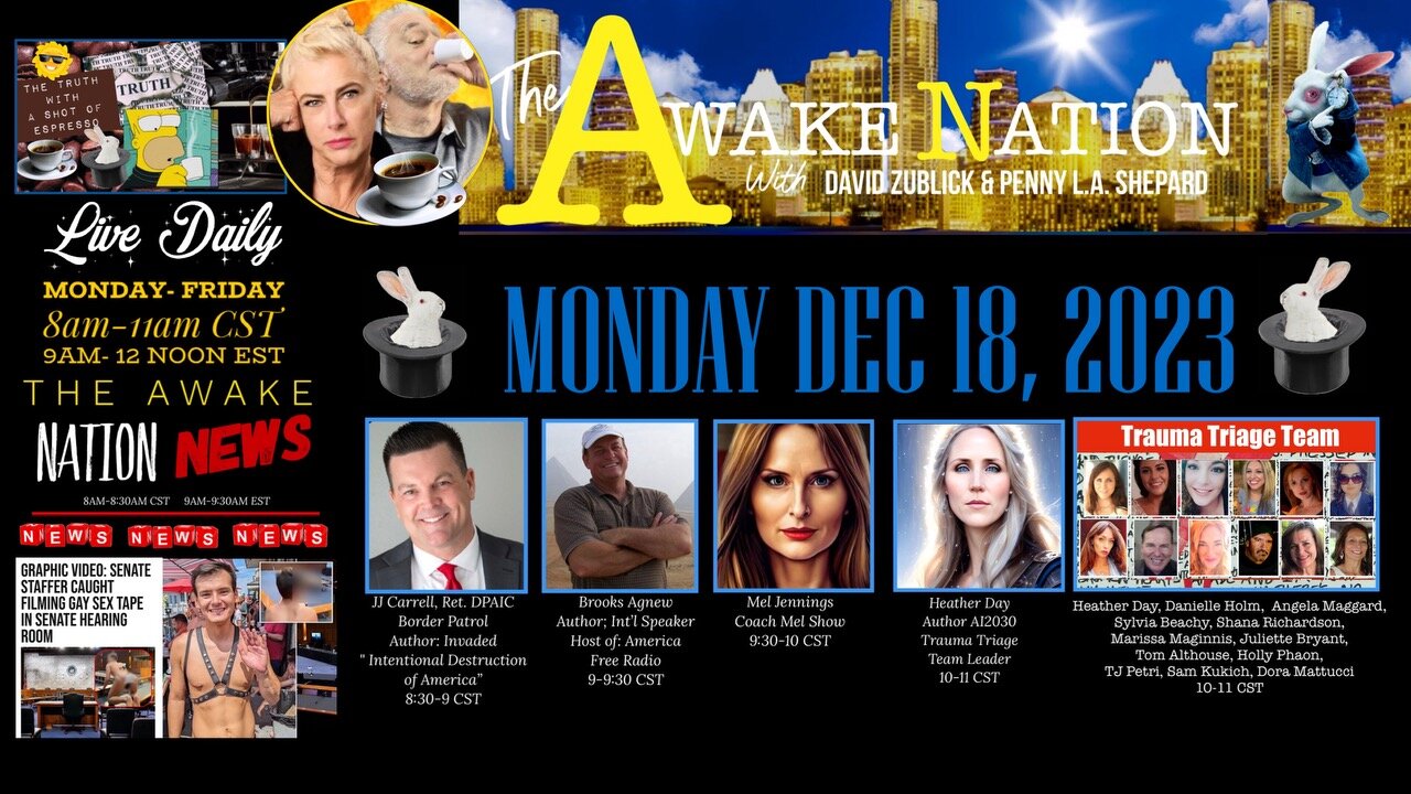 The Awake Nation 12.18.2023 Senate Staffer Records Himself Having Gay Sex In Chamber!
