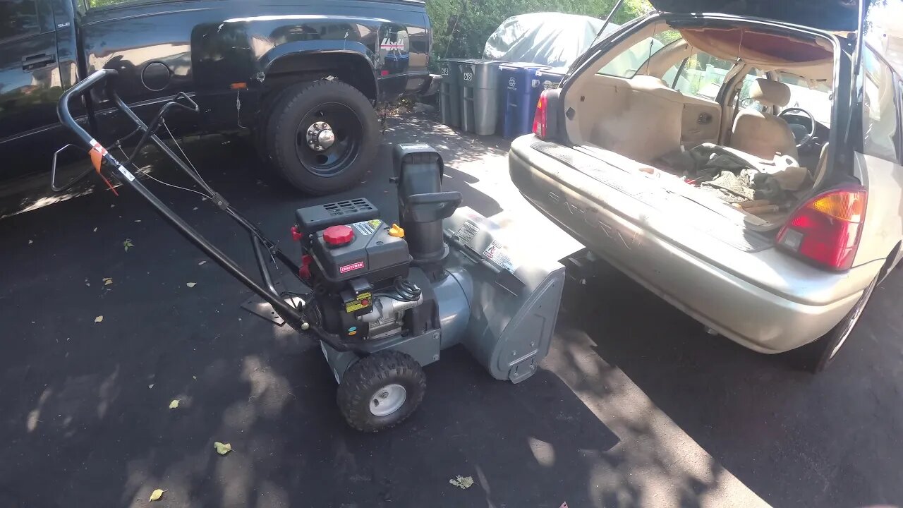 $50 Craftsman MTD Bolens Yard Machines 2 Stage Snowblower STUCK IN GEAR WON'T STOP HOW TO FIX