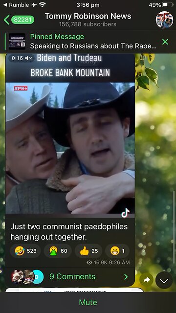 Biden and Trudeau : Brokeback Mountain funny clip