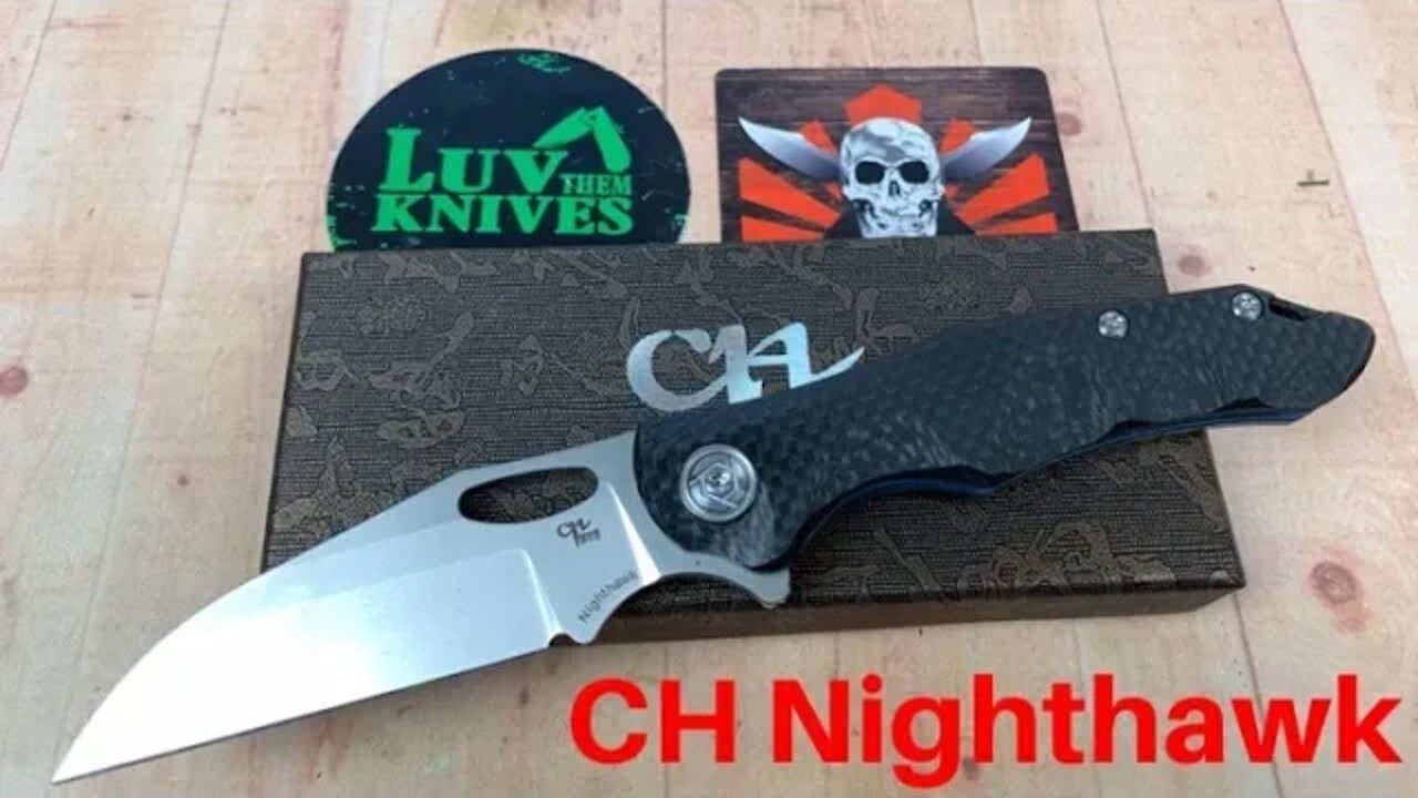 CH Nighthawk CF/Titanium Frame Lock / Includes Disassembly /