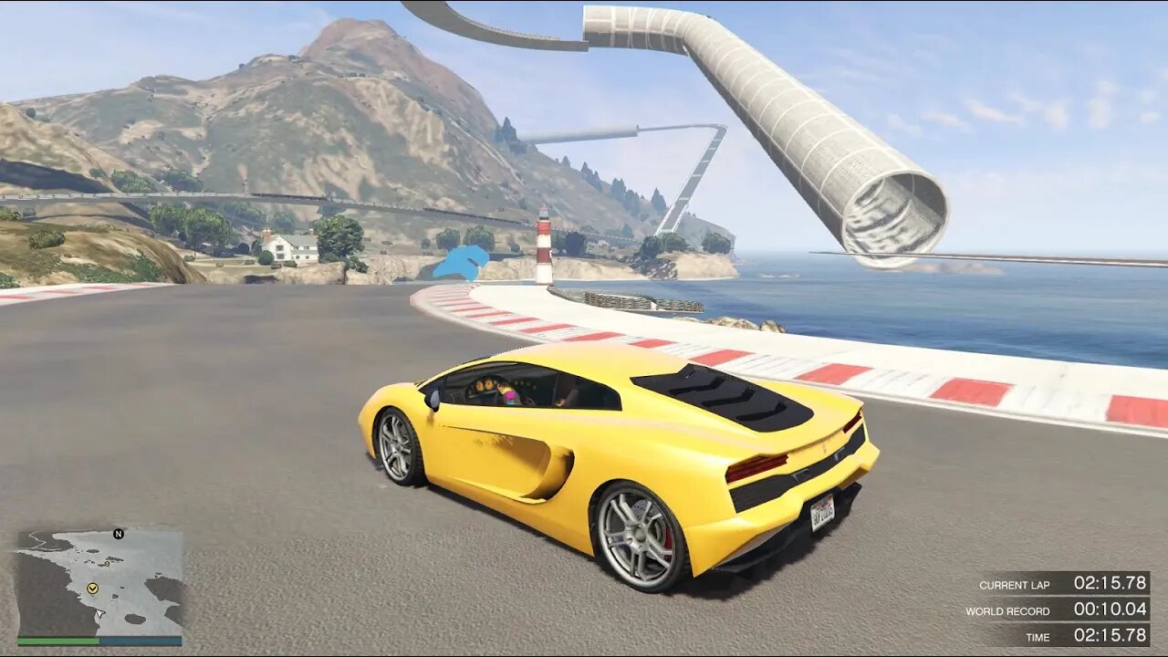 Impossible Parkour Race in GTA 5 (99.99% Will Fail)