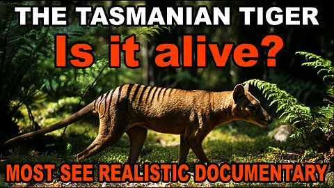 THE TASMANIAN TIGER OR THYLACINE, IS IT ALIVE? BEST Ai ANIMATION REALISTIC DOCUMENTARY