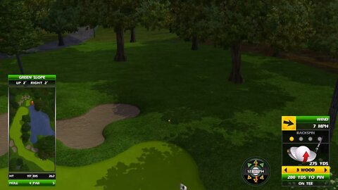 Golden Tee Great Shot on Shady Acres!