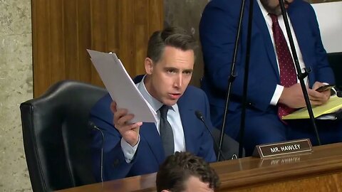 Sen. Hawley Scorches Biden “Refugee Resettlement” Dir. On Child Exploitation Under Biden’s Watch