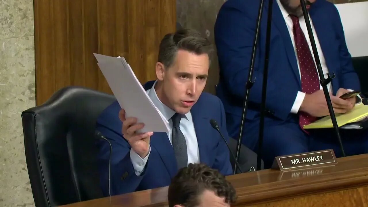 Sen. Hawley Scorches Biden “Refugee Resettlement” Dir. On Child Exploitation Under Biden’s Watch