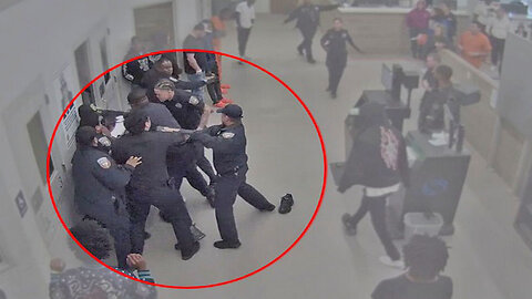 Harris County Inmate Assaulting Guards