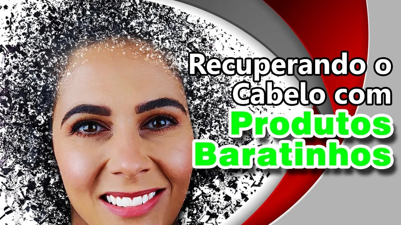 Recuperando cabelo em casa com PRODUTOS BARATINHOS