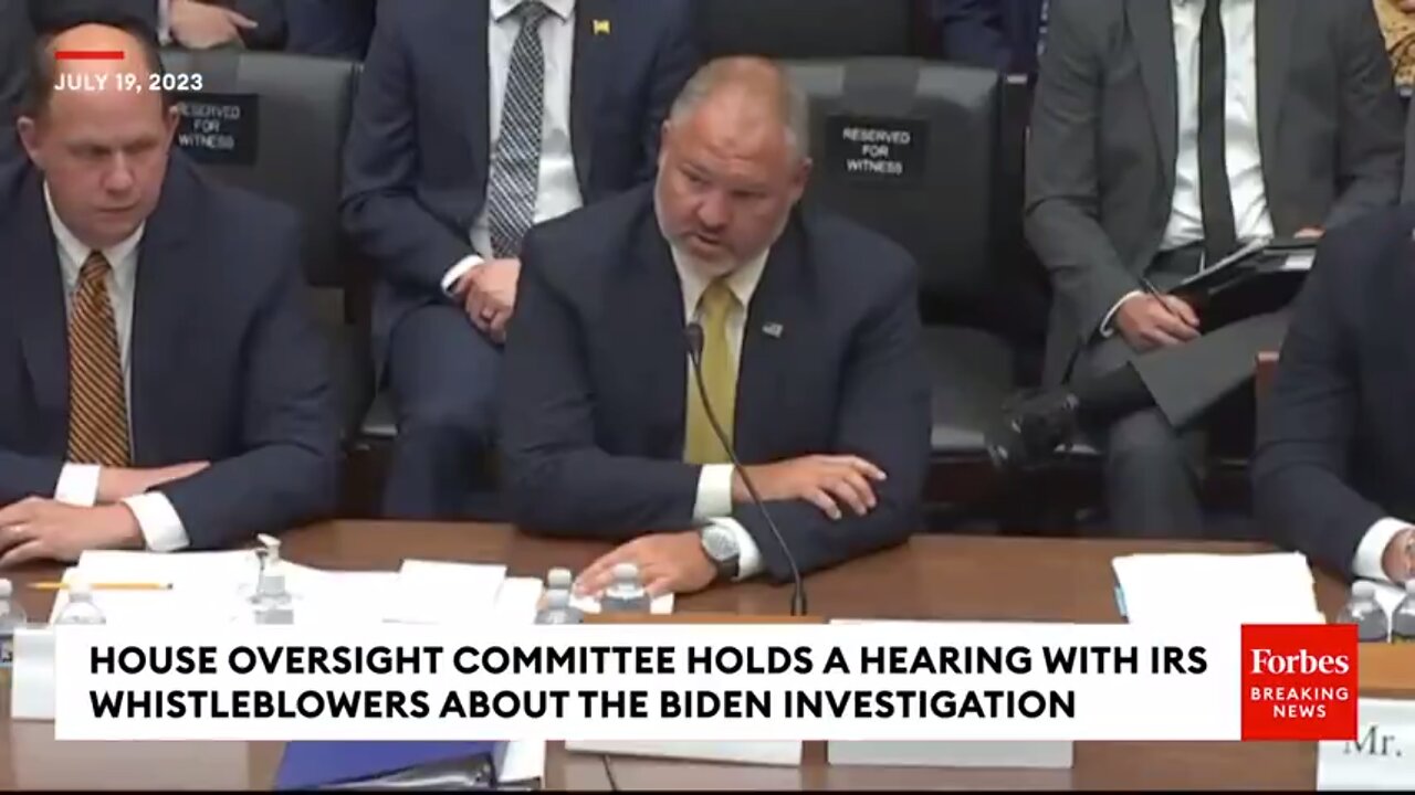 IRS Whistleblowers Detail 'Atypical' Actions By DOJ In Hunter Biden Investigation To Virginia Foxx