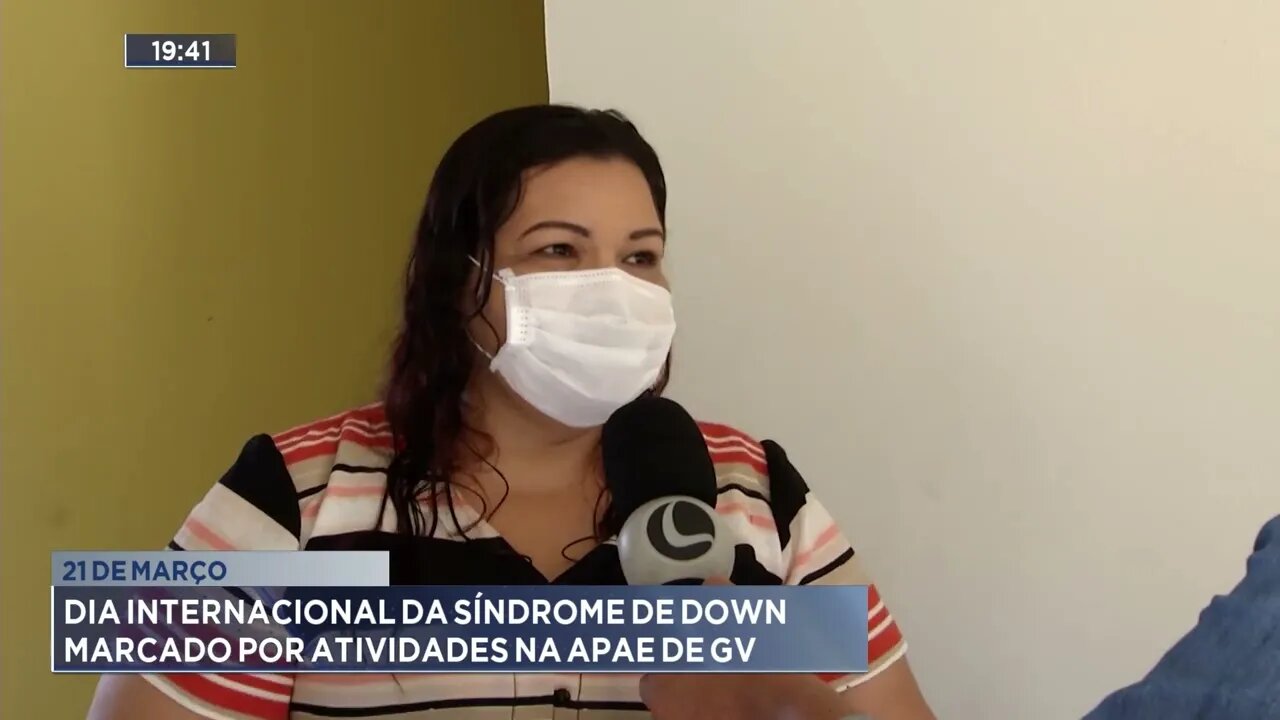 21 de março: Dia Internacional da Síndrome de Down marcado por atividades na Apae de GV