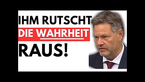 HABECK RUTSCHT DIE WAHRHEIT RAUS!💥@Politik Perspektiven🙈🐑🐑🐑 COV ID1984