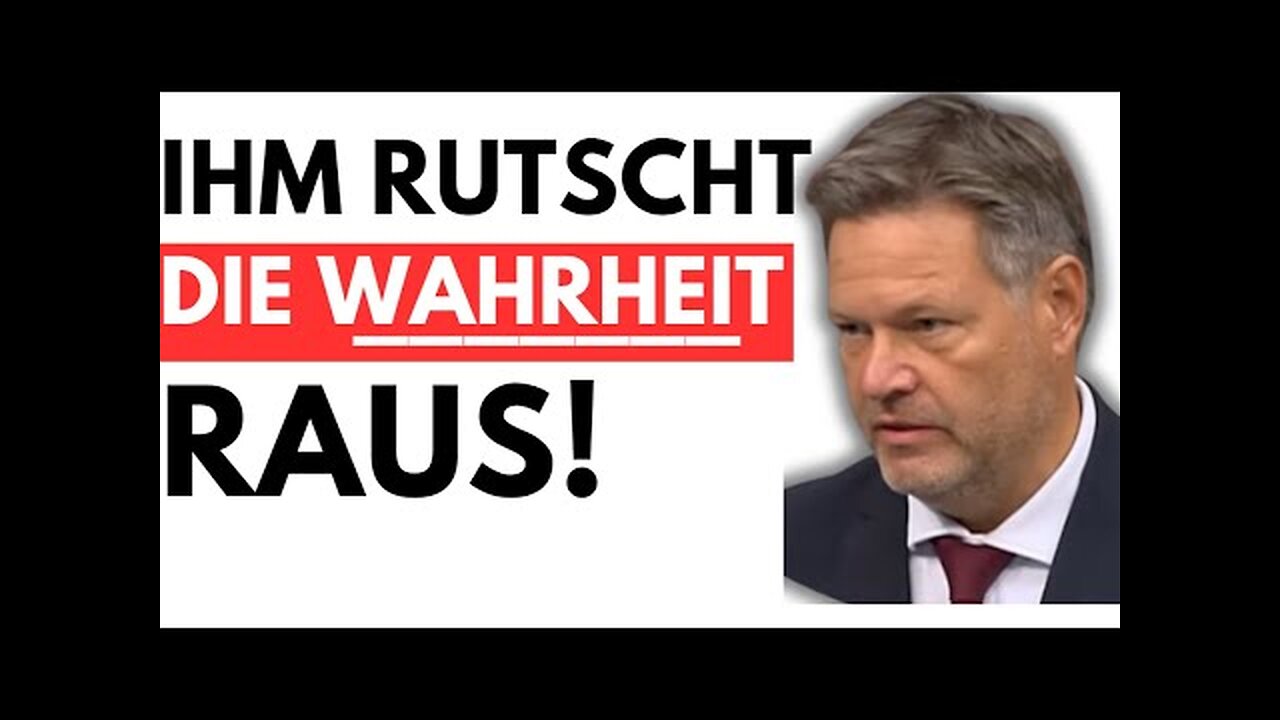 HABECK RUTSCHT DIE WAHRHEIT RAUS!💥@Politik Perspektiven🙈🐑🐑🐑 COV ID1984