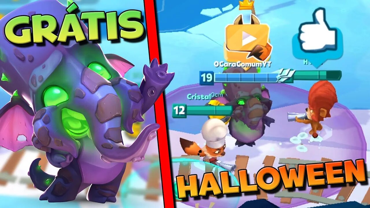 NOVIDADE! GANHEI A NOVA SKIN FRANK DO HALLOWEEN GRÁTIS ZOOBA