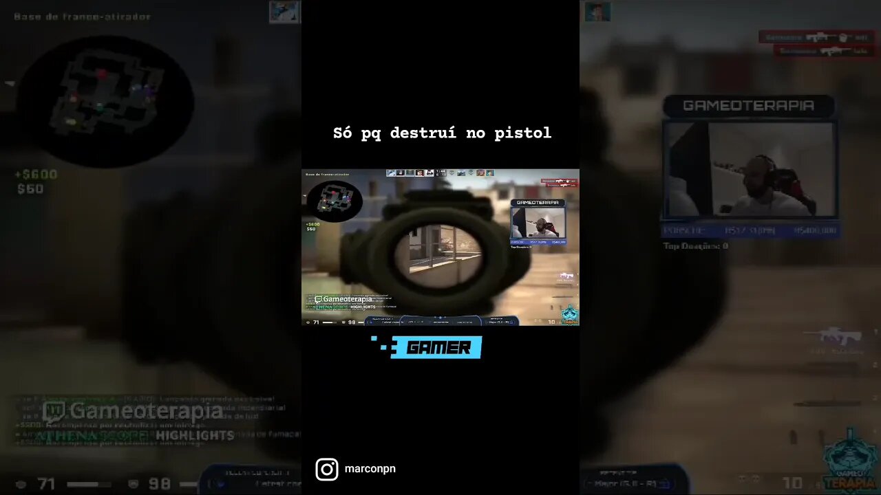 Quando a cabeça procura a bala, CSGO momentos!