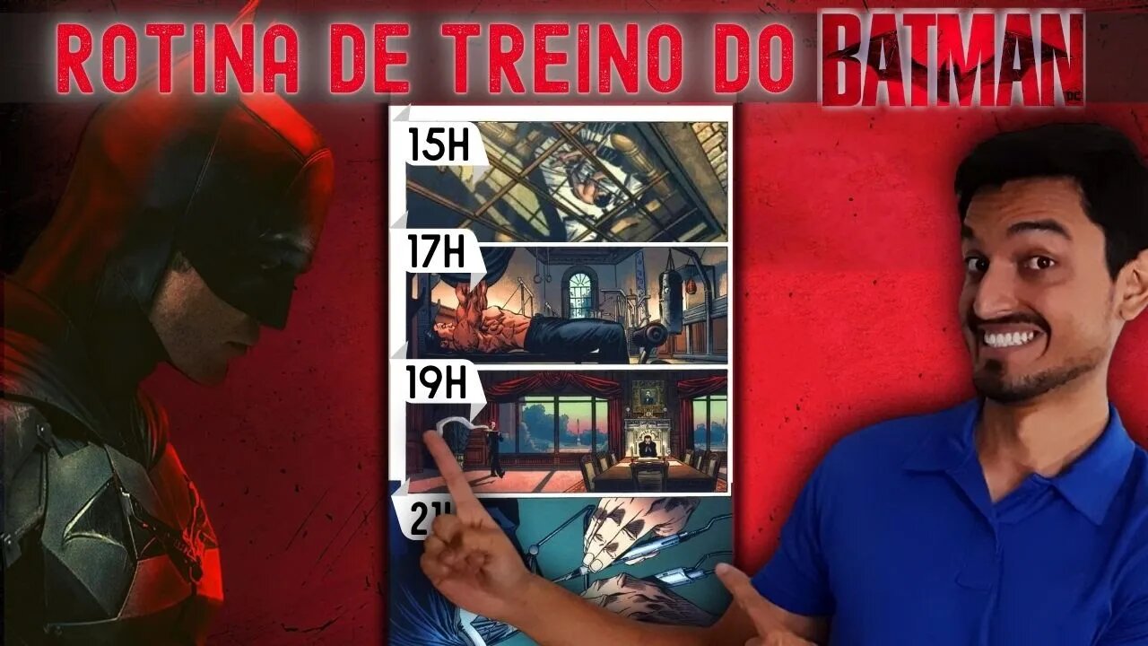 Como seria o TREINO do BATMAN?🦇 Como Virar o Batman na Vida Real 💪 Conheça a Rotina do Batman