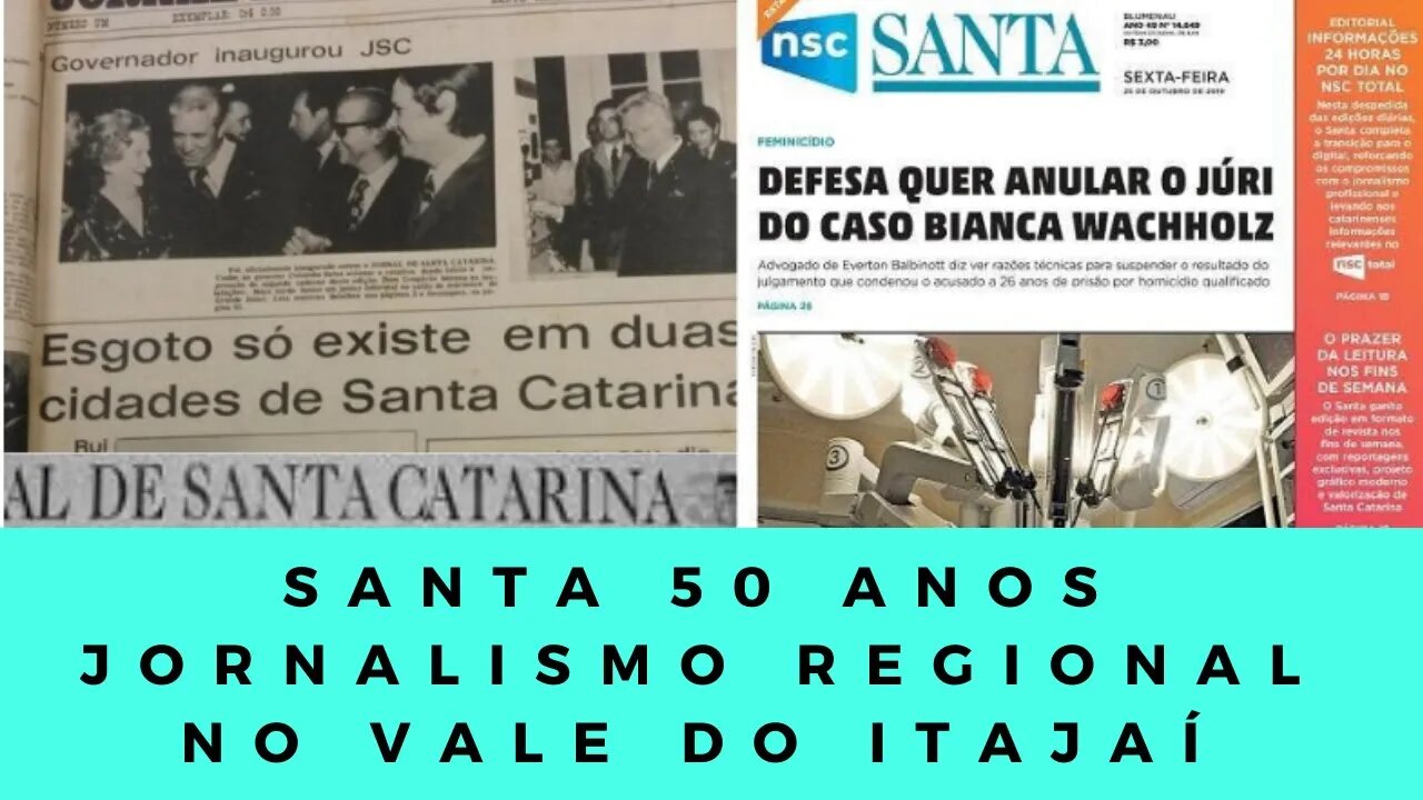 Santa 50 anos: o que é jornalismo regional?