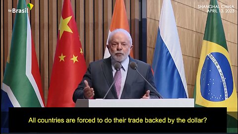 Brazil´s President Lula during China visit: "Junk the US Dollar"