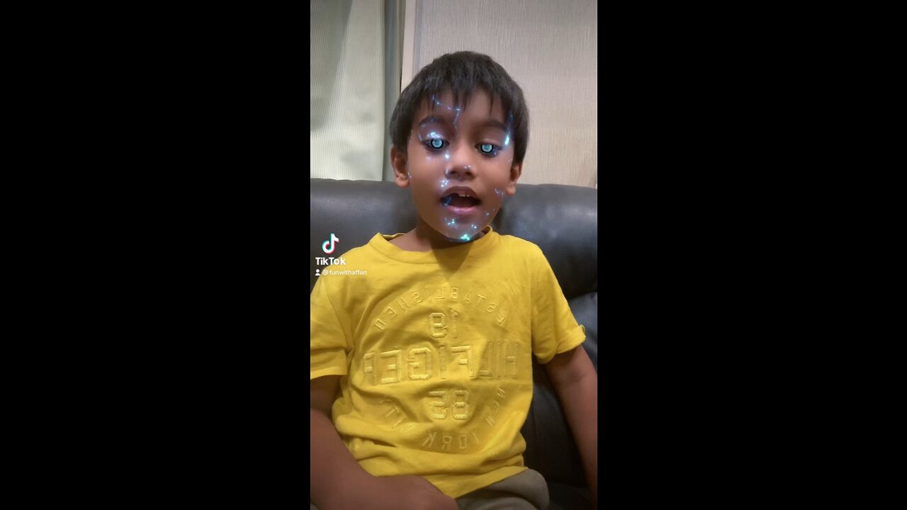 Affan is scared of thunder!