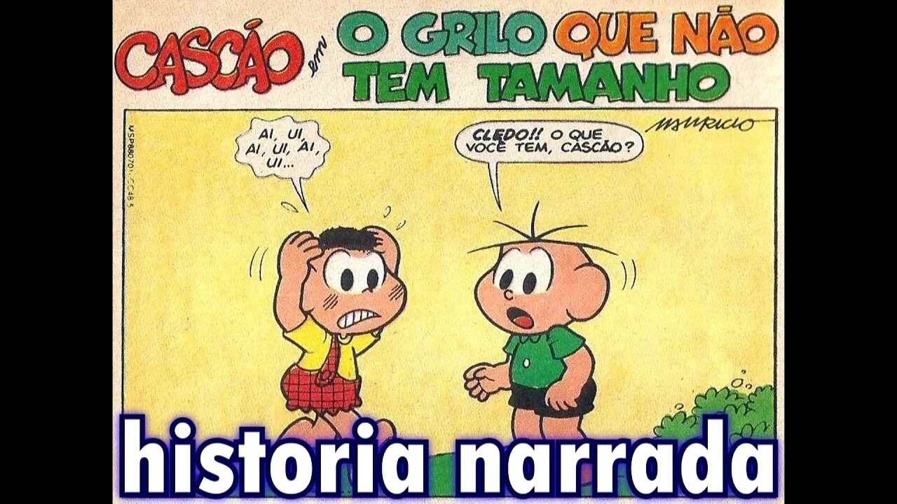 Cascão em-O grilo que não tem tamanho | Gibis do Rapha