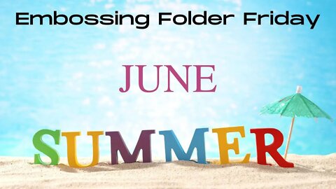 #EFF5 Embossing Folder Friday