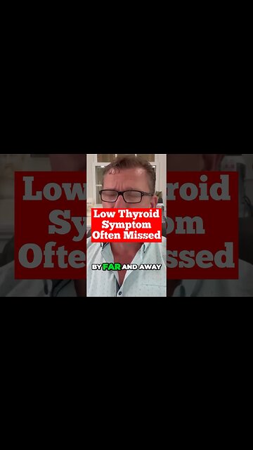 Common #LowThyroid sign your doctor missed?
