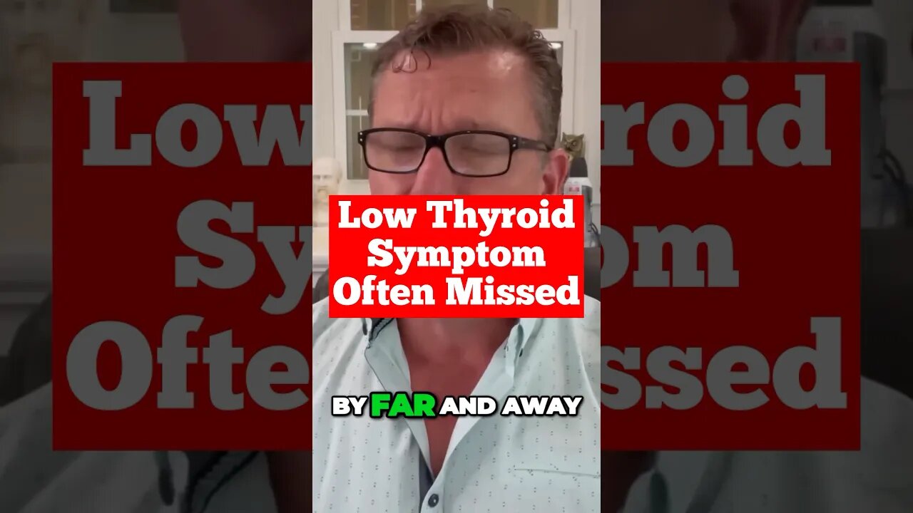 Common #LowThyroid sign your doctor missed?