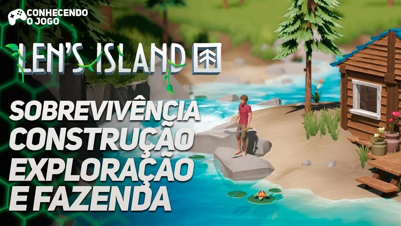 LEN'S ISLAND - NOVO JOGO DE SOBREVIVÊNCIA, MELHOR QUE THE FOREST? | Conhecendo o Jogo