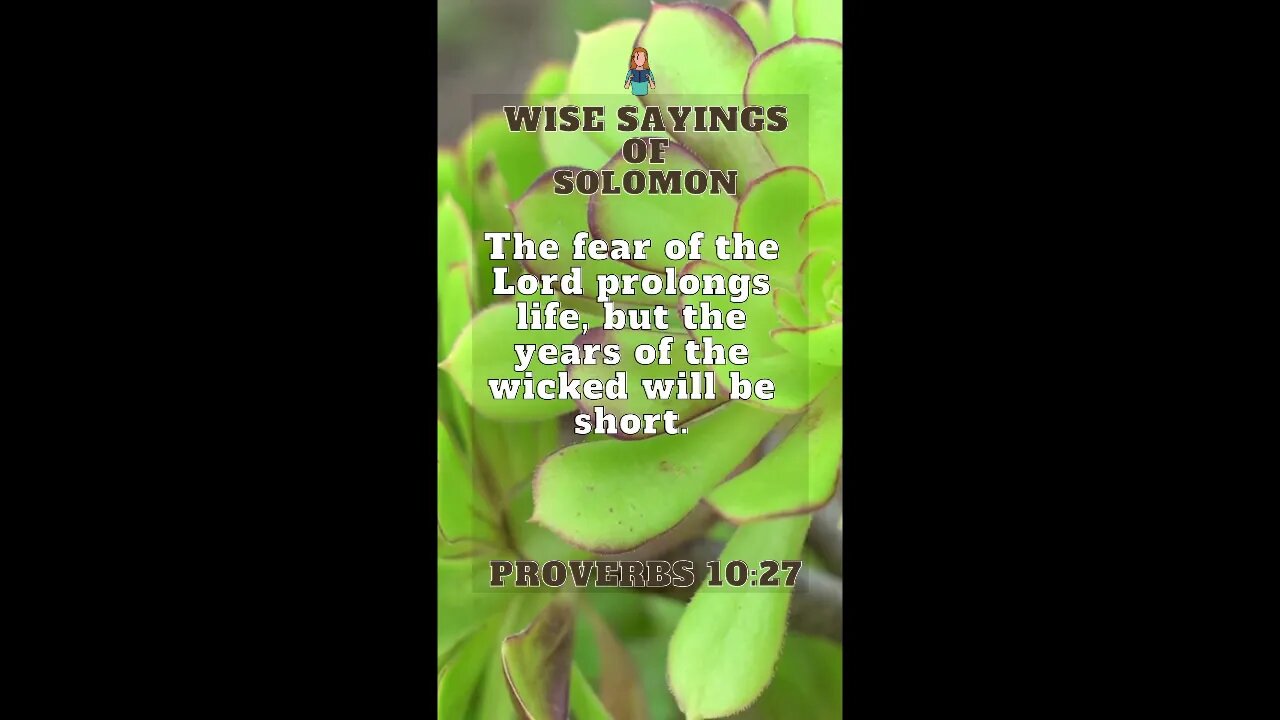 Proverbs 10:27 | Wise Sayings of Solomon