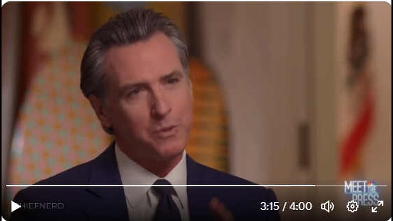 Gov. Newsom Confesses He Got it Wrong on the Covid Thing. Blames Politics