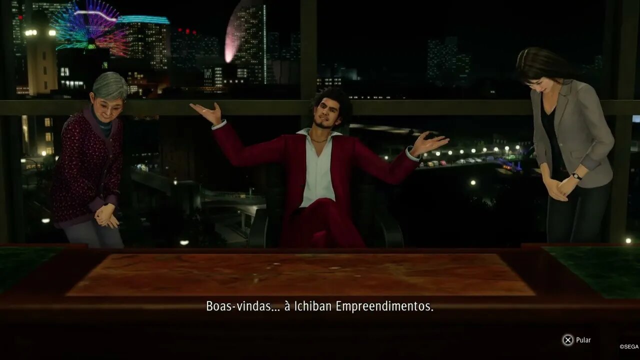 Área Nova - Mudou de escritório com a empresa de Kasuga - Yakuza: Like A Dragon - PS5