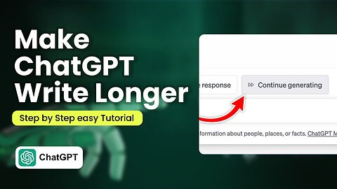 📝🚀 How to Make ChatGPT Write Longer ✨💬