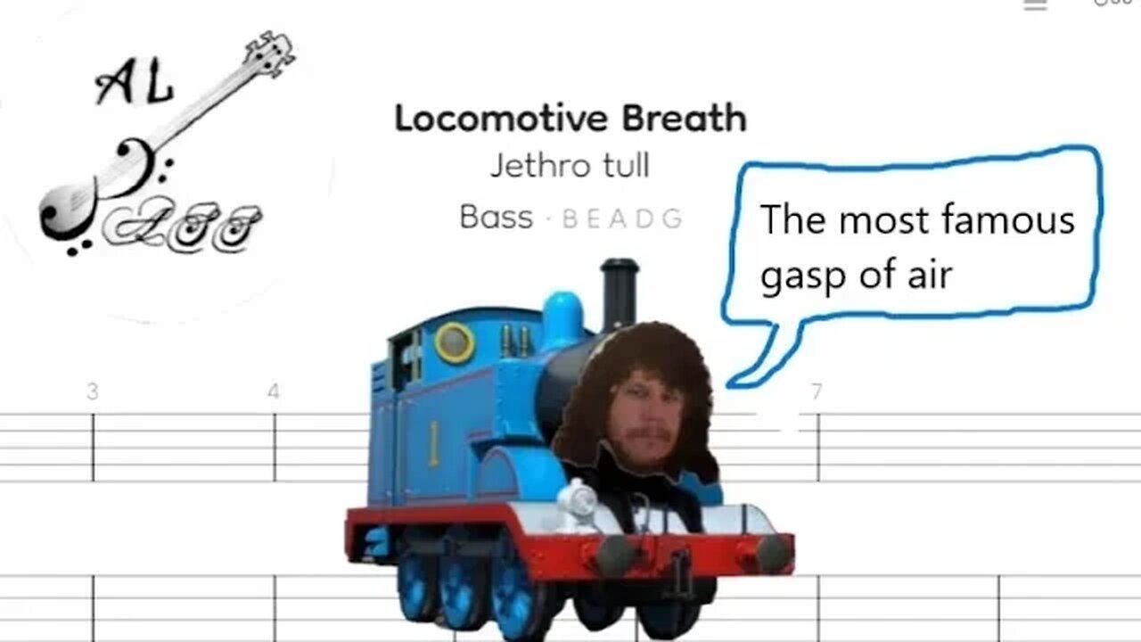 Jethro Tull - Locomotive Breath (Bass TAB)