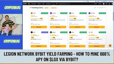 Legion Network Bybit Yield Farming - How To Mine 666% APY On $LGX Via Bybit?