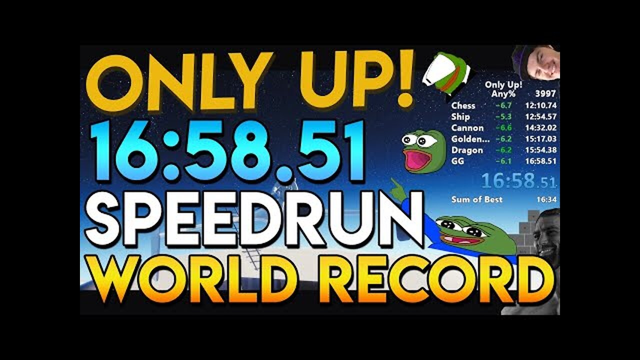 Only UP Speedrun in 16-58 (Former Record)