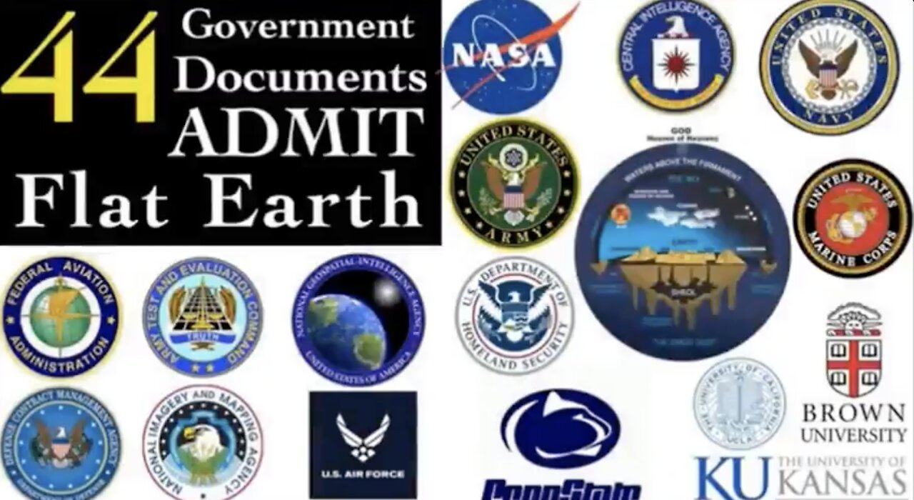 44 Government Documents Admit Flat Earth