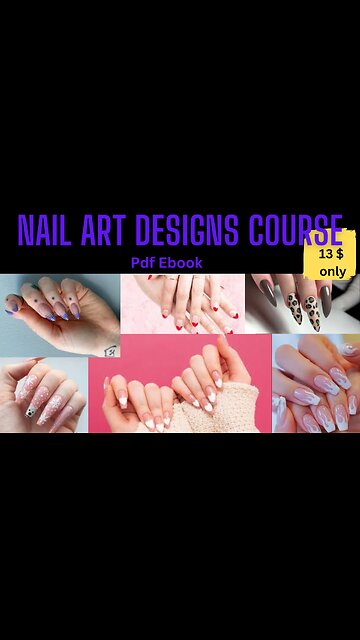 Nail Art Designs Course at Home