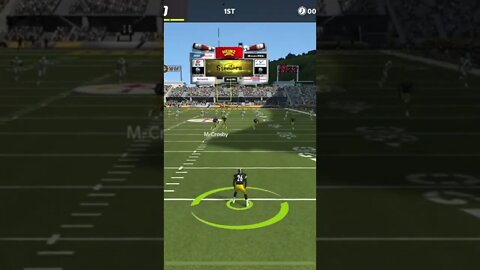 Steelers RB Anthony McFarland Kick Return Gameplay - Madden NFL 22 Mobile Football