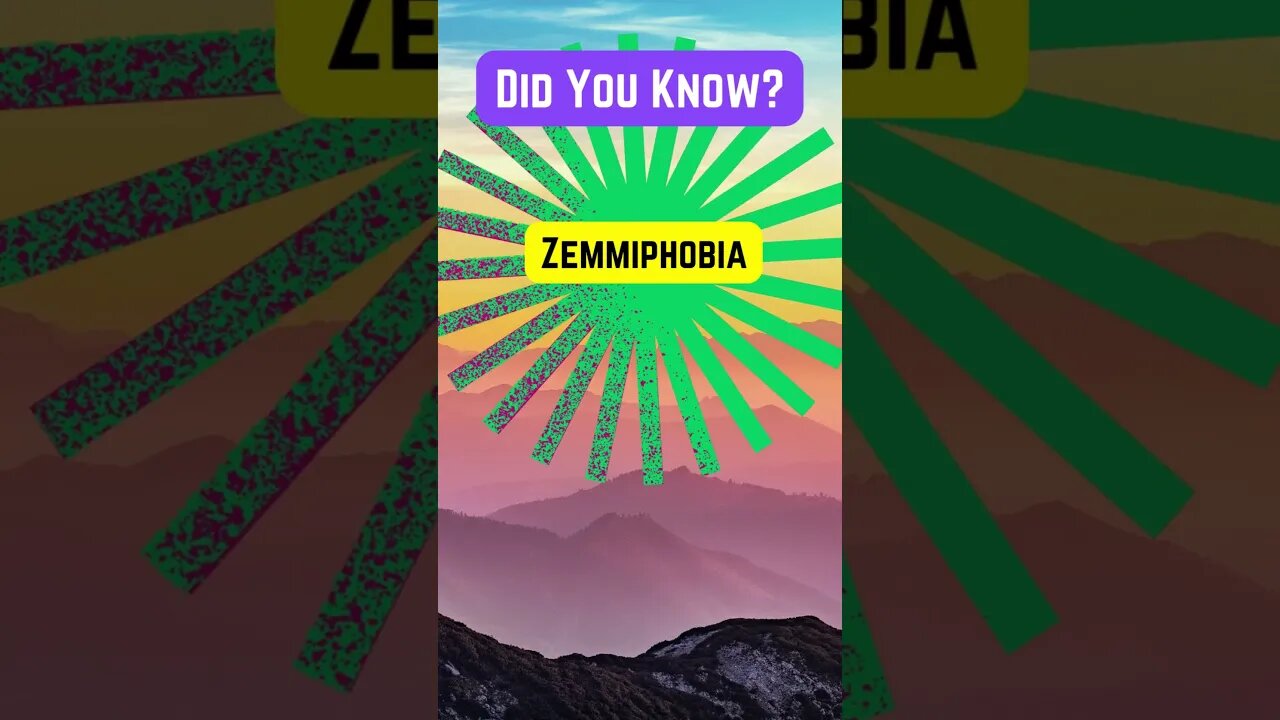 Face your Zemmiphobia!