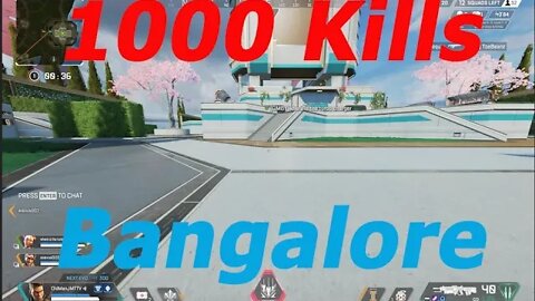 1000 Kills with Bangalore #apex #apexlegends #OldManJM #apexlegendsmoments #apexlegendsepic