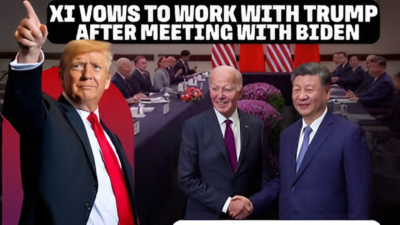 Xi Jinping vows to work with Trump team as he meets Biden on the sidelines of the APEC forum in Lima