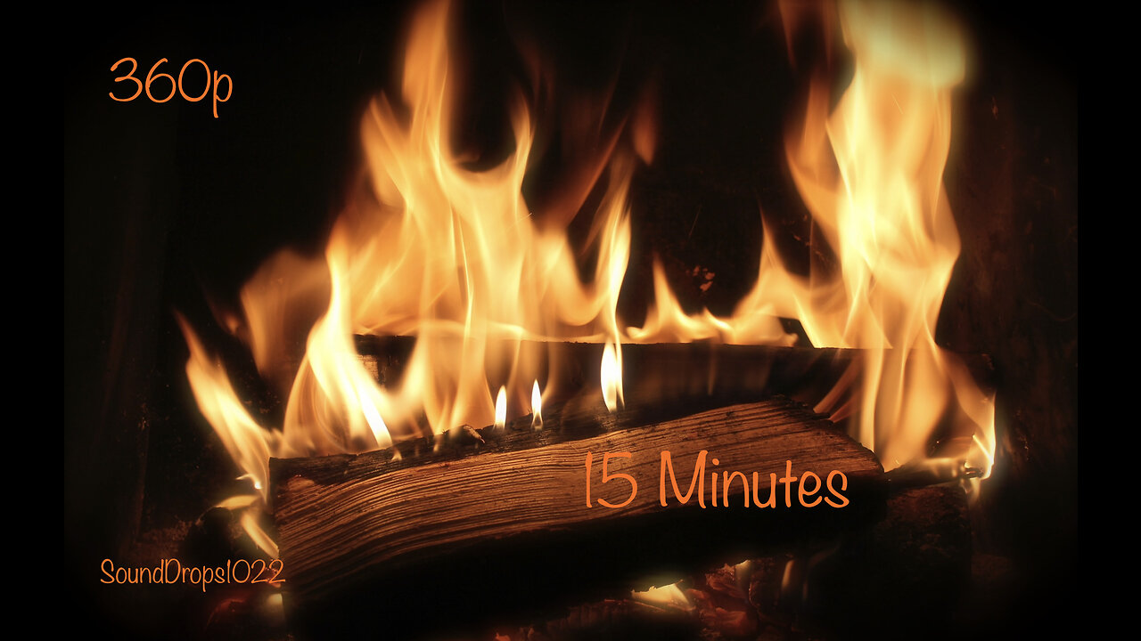 15 Minutes of Fire Place Ambience