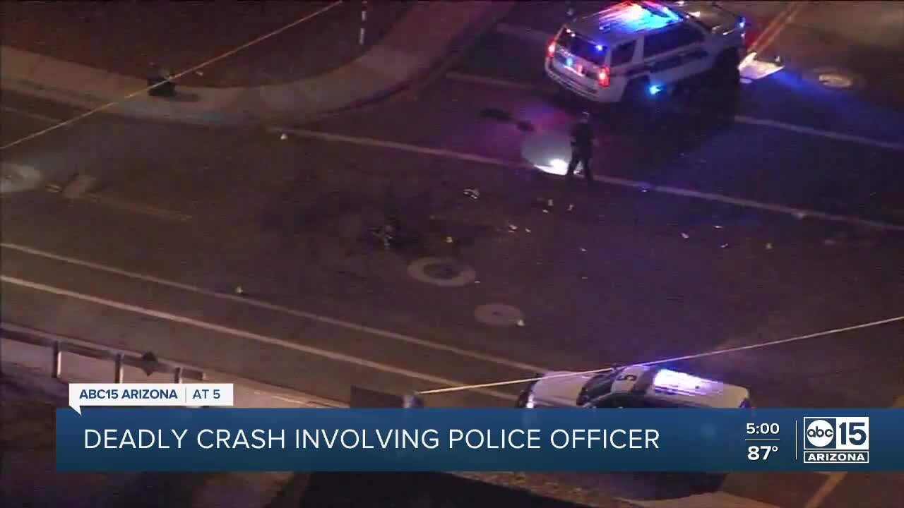 Man dies after dirt bike collides with police SUV near in West Phoenix