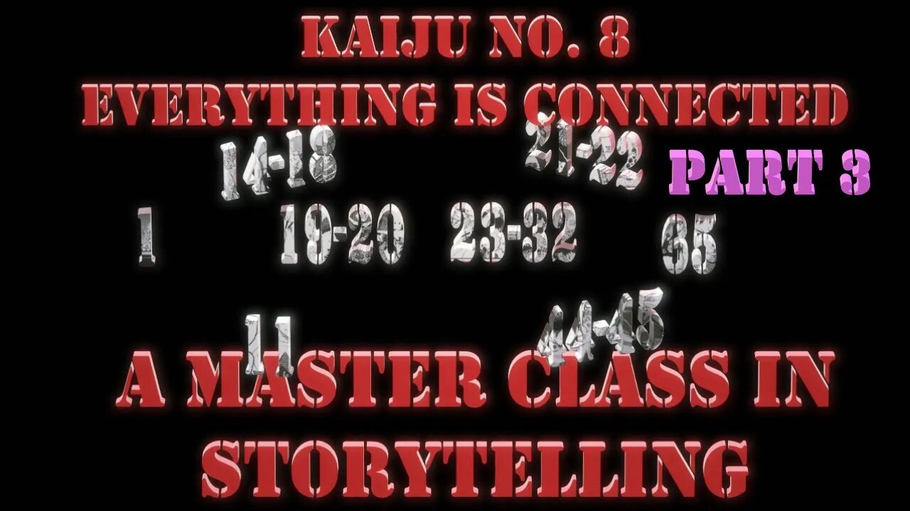 Part 3. Kaiju No. 3 – Matsumoto Presents a Masterclass in Storytelling- Everything is Connected