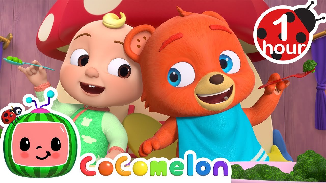 Yes Yes Vegetables (Baby Animal Version) | CoComelon Nursery Rhymes & Kids Songs