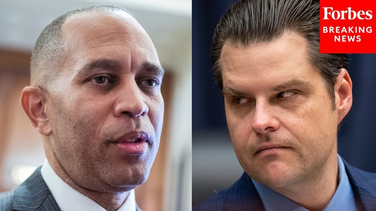 'Matter Of Public Interest': Hakeem Jeffries Calls For Release Of Matt Gaetz Ethics Report