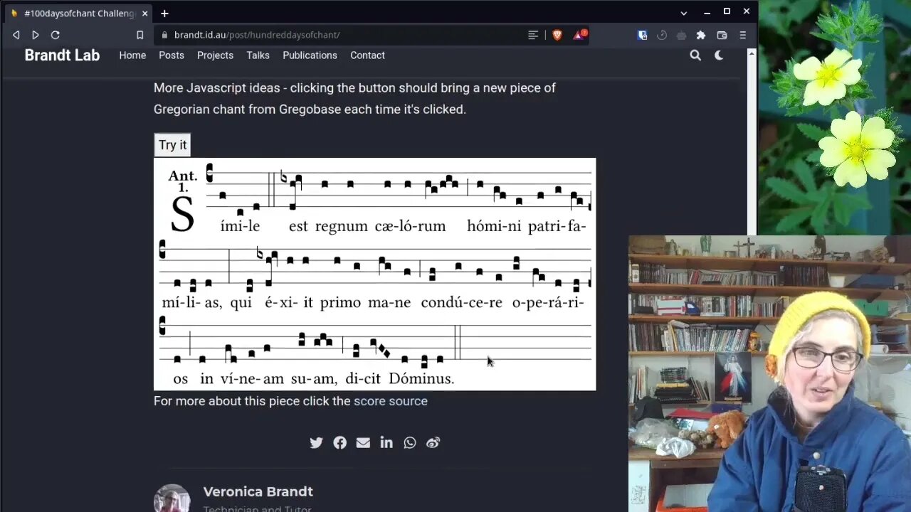 Sight singing Gregorian Chant - Simile est regnum caelorum