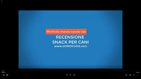 Recensione snack per cani Mini frolic riso manzo carote