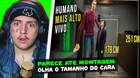 LÉO MURIEL REAGE: O Homem Mais Alto do Mundo (251 cm)