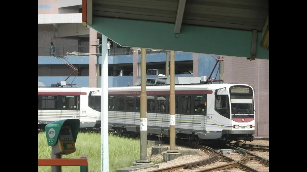 [705改道最終回]輕鐵1127-1119行走705線天逸站三號月台往天耀行車片段
