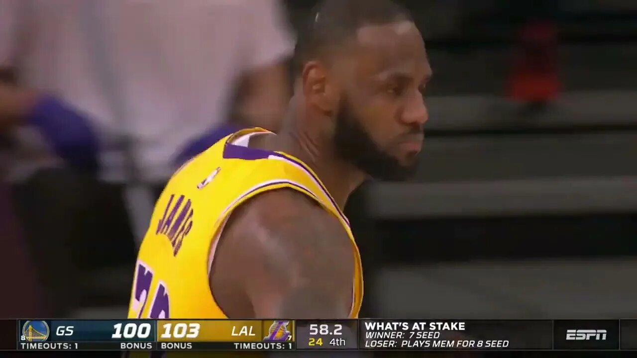 Lebron James SHOCKS Stephen Curry After He Hits GAME WINNER Vs Warriors | May 19, 2021