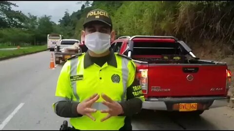Policía realiza controles a la salidas de bucaramanga por violar el aislamiento